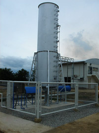 1,000 Nm3/hr BKE Enclosed Biogas Flare